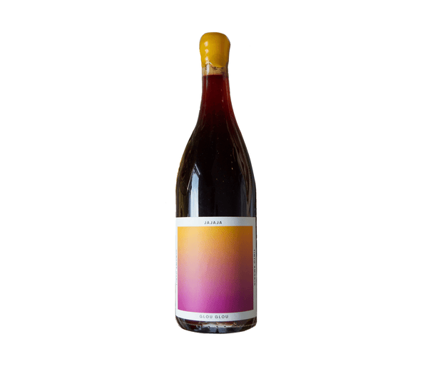 Jajaja glou glou red wine bottle